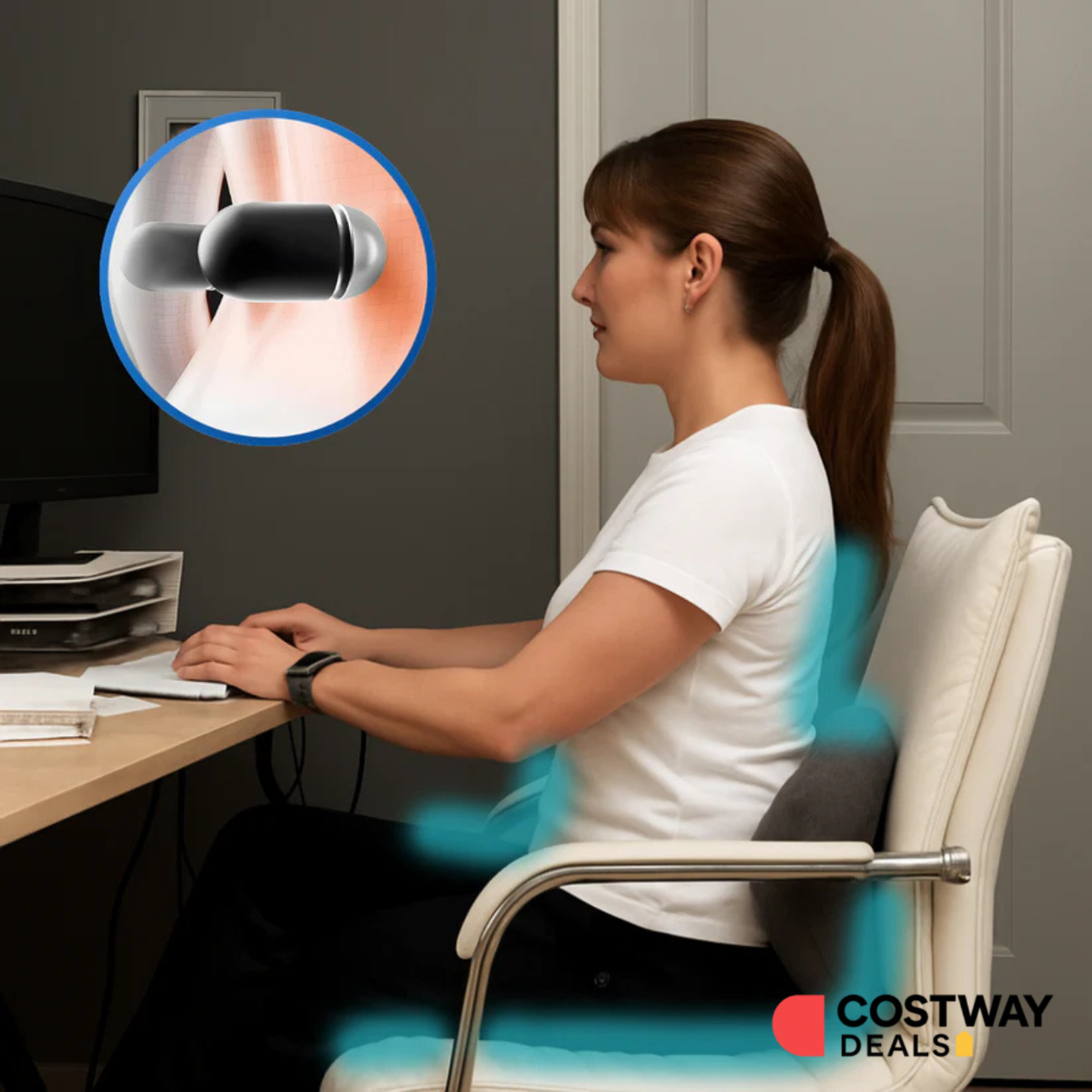 Triple Fusion Pillow for Back Pain Relief