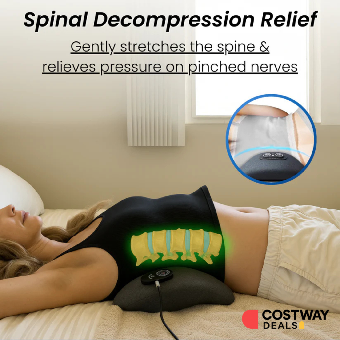 Triple Fusion Pillow for Back Pain Relief